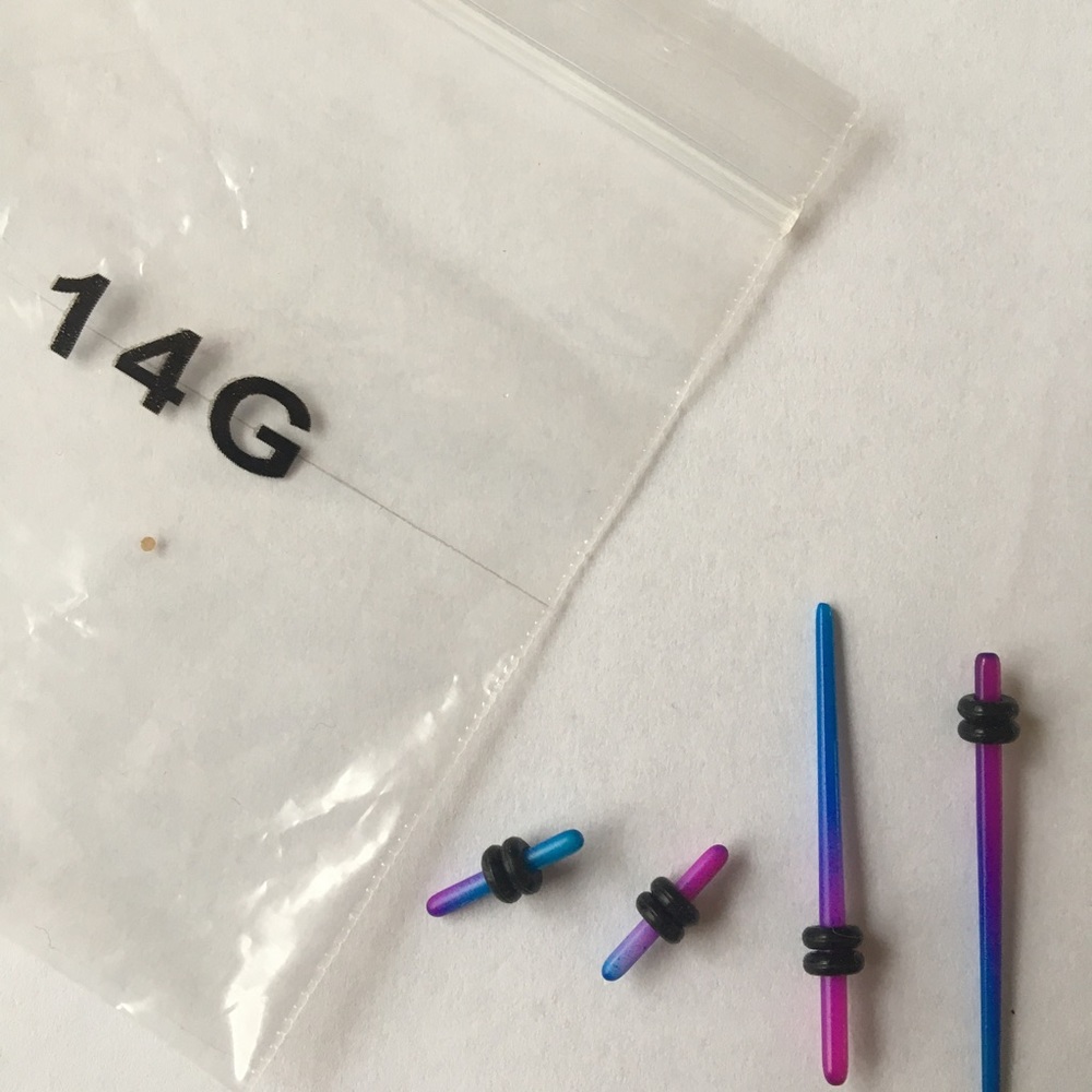 14g gauge plugs earring lot tappers bundle